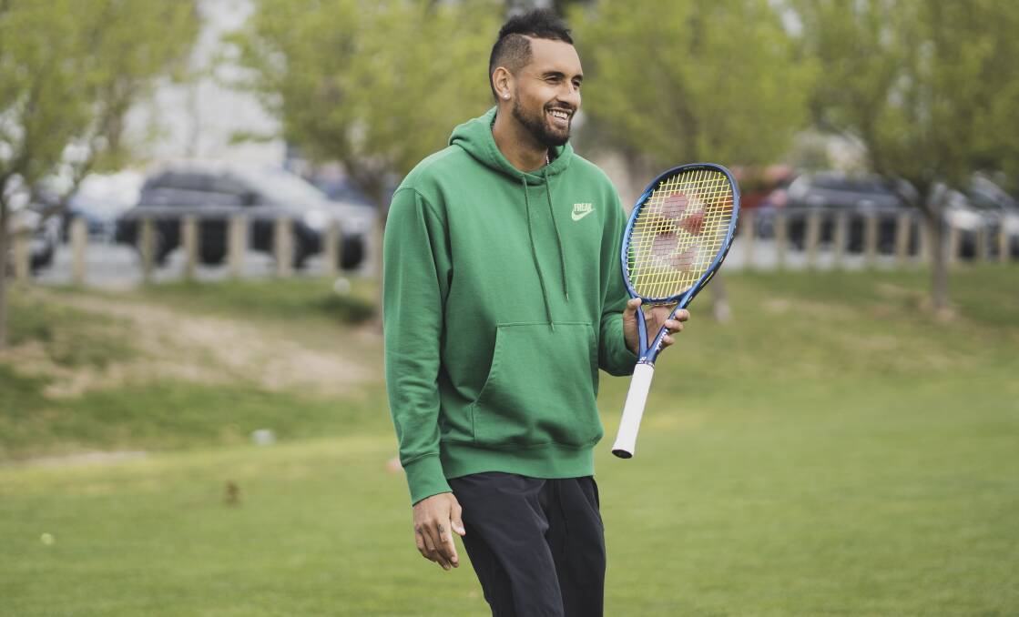 STAR POWER: Nick Kyrgios attraced plenty of fans to Melbourne Park during his entertaining performances at the Australian Open. Picture: Dion Georgopoulos