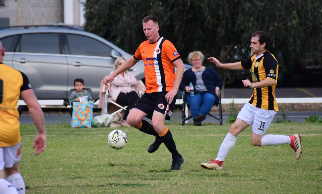 GO AGAIN: Experienced Dubbo FC player Tim McLachlan is back again this season but he will have some new faces alongside him in defence. Picture: Amy McIntyre