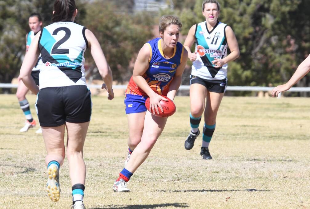 TALENT: If Dubbo wins the midfield battle the likes of Emily Warner will be able to thrive up front. Photo: AMY McINTYRE