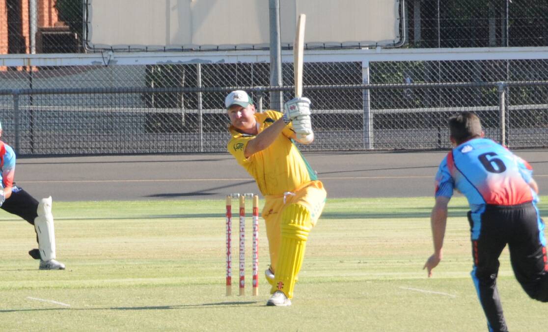 BACK AGAIN: Mitch Bower, pictured in a previous McDonald's Megahit campaign, has been solely playing T20 this season. Photo: NICK GUTHRIE