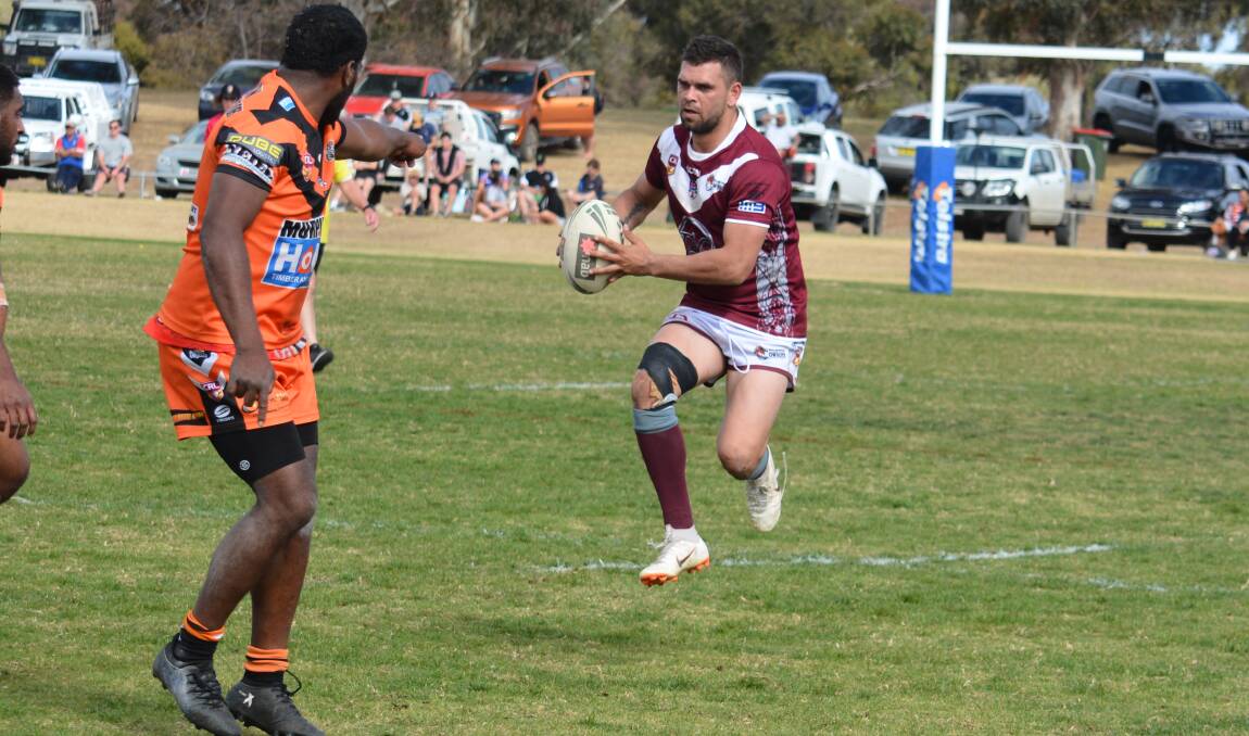 TAKING OFF: Josh Griffiths starred for the Cowboys on Sunday prior to going down injured. Photo: NICK GUTHRIE