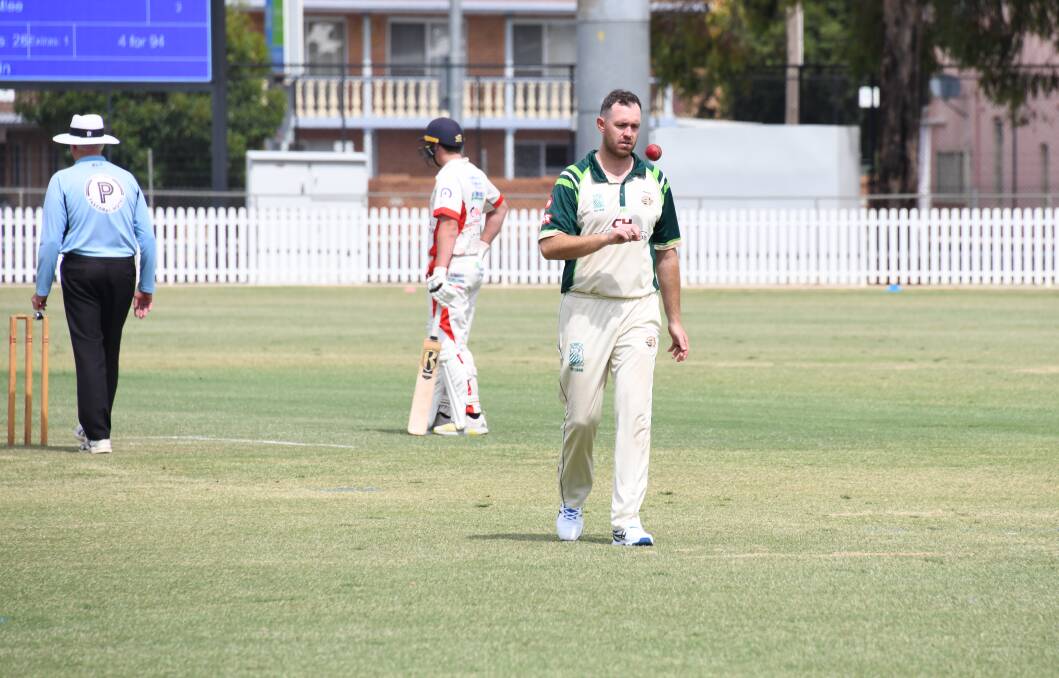 Matt Purse was valiant with CYMS and took three wickets in the grand final defeat. Picture by Amy McIntyre