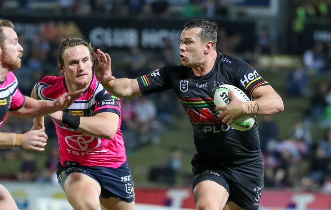 JOB TO DO: Wellington junior and Penrith centre Brent Naden said Saturday's clash with the Roosters is the first "must-win" game of his NRL career. Photo: AAP