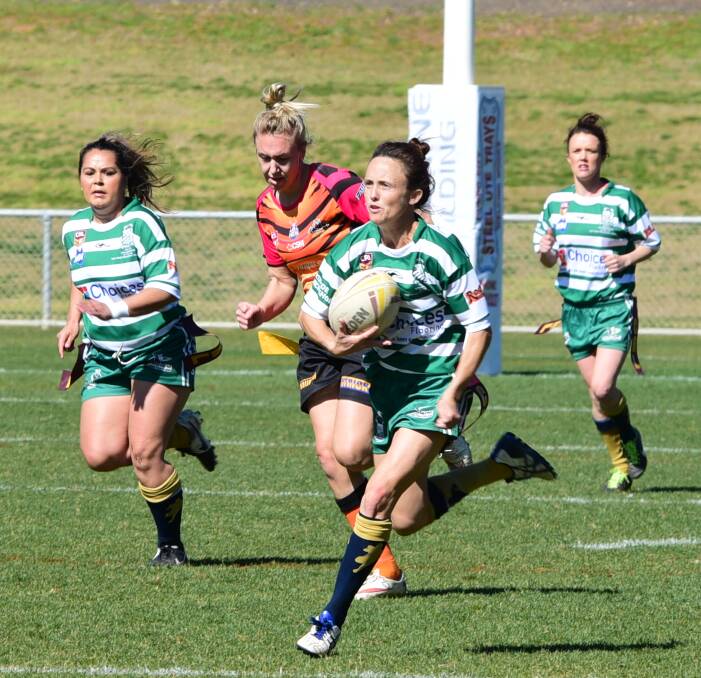 GRAND FINAL BOUND: Shelly Darcy and her Dubbo CYMS League Tag teammates have made the decider in their debut year of Group 11. Photo: BELINDA SOOLE