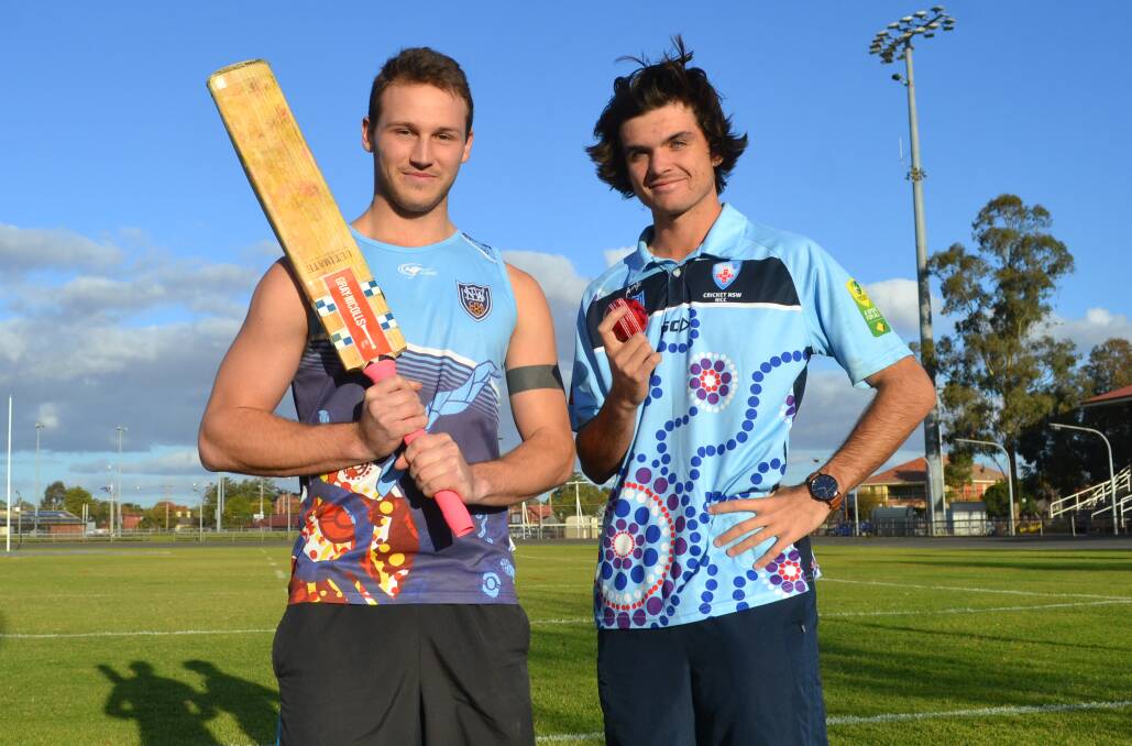 RETURN: Ben Patterson (left) and Brock Larance, pictured together at No. 1 Oval in 2018, will be back on the representative scene this season. Photo: NICK GUTHRIE