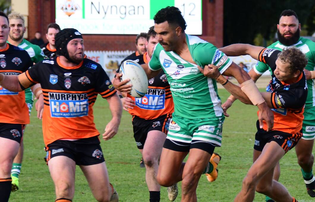 TAKE THEM ON: CYMS' Jeremy Thurston will do battle with the Nyngan Tigers again in a massive clash at Larkin Oval on the weekend. Photo: AMY McINTYRE