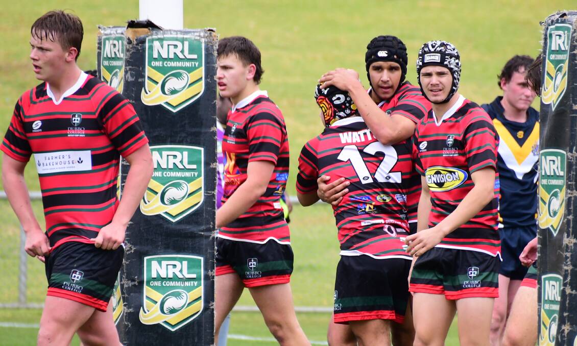 STRONG: Dubbo College's impressive rugby league side played a part in giving the school a chance to win the famed Astley Cup. Photo: AMY McINTYRE