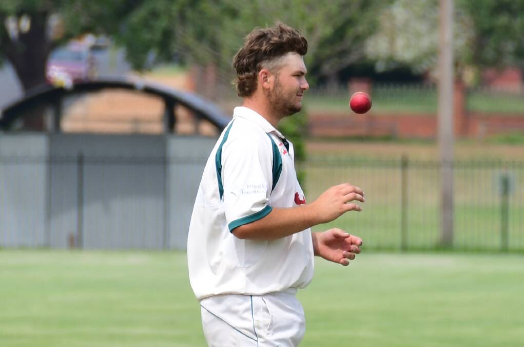SET THE TONE: Ben Knaggs' five-wicket haul against Newtown was a major factor in the Cougars' premiership win this season. Photo: AMY McINTYRE
