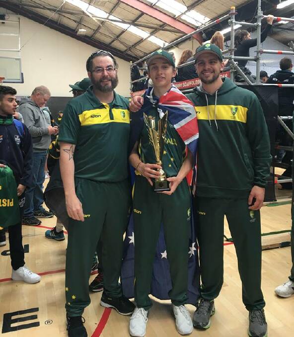 Tom Coady was part of the victorious Australian 15 years and under side. Photos: CONTRIBUTED