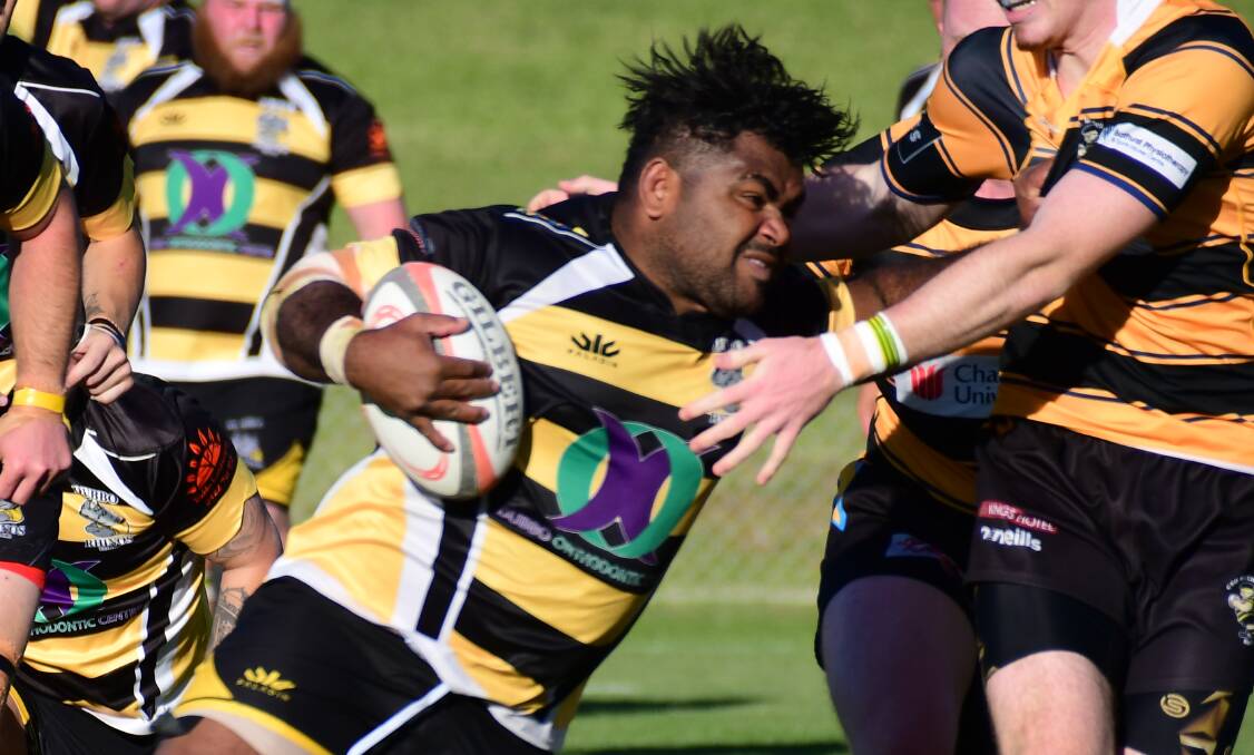 TAKE THEM ON: Rhinos captain Matt Graham described Kelevi Ralulu (pictured) as the side's standout player in the past month. Photo: AMY McINTYRE