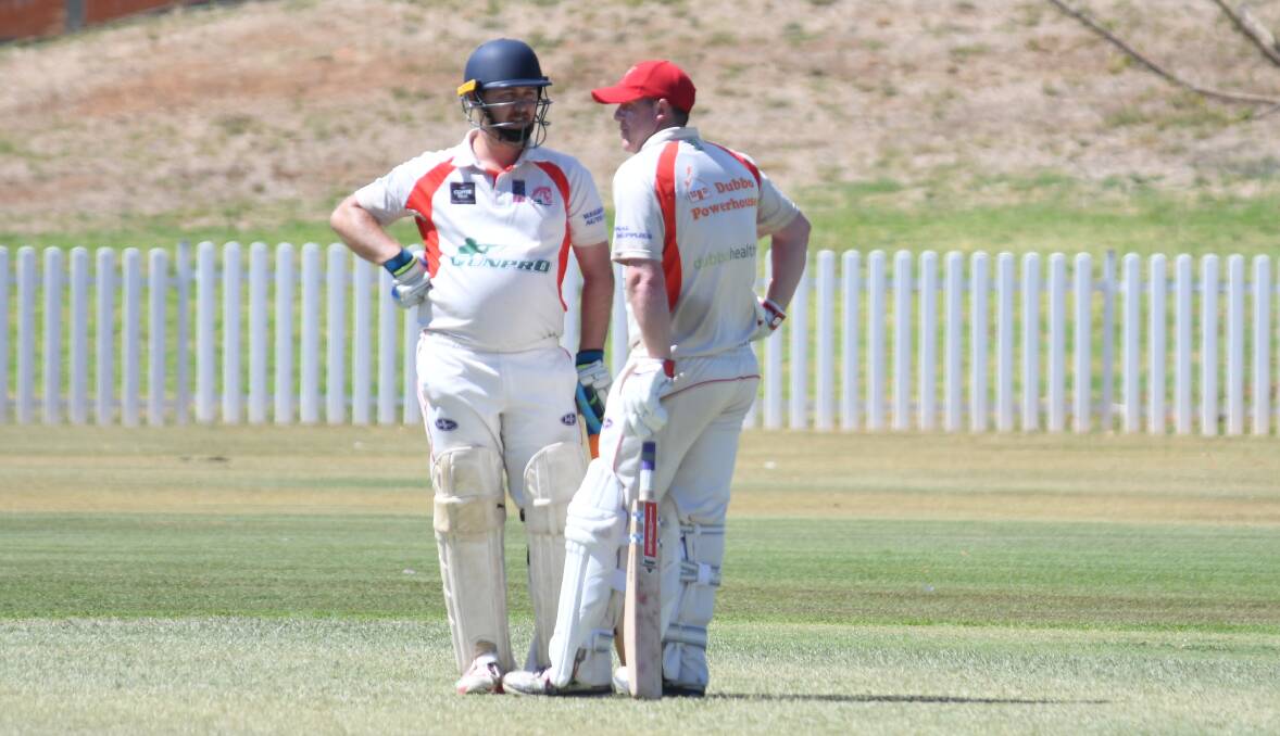 LEADING THE WAY: Chris Morton (right) dug his side out of trouble and starred for Colts with a century on Saturday. Photos: BELINDA SOOLE