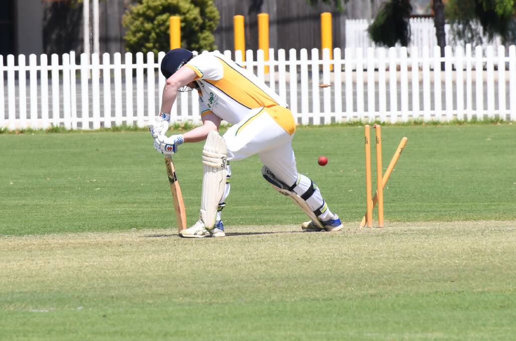 Jon Kilby and the South Dubbo batters were destroyed by CYMS at No. 3 Oval on Saturday. Picture by Amy McIntyre