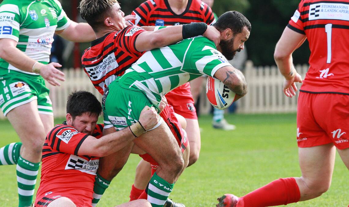 COMING THROUGH: The performance of Jayson Bukuya was a highlight for CYMS on Saturday. Photo: RUGBY LEAGUE REVIEW