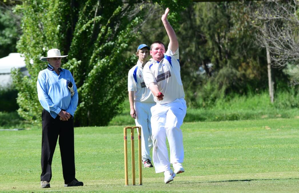 CONTRIBUTOR: After working hard with the ball last week, Ryan O'Connor made 21 on Saturday as Macquarie scored a thrilling one-wicket win. Photo: PAIGE WILLIAMS