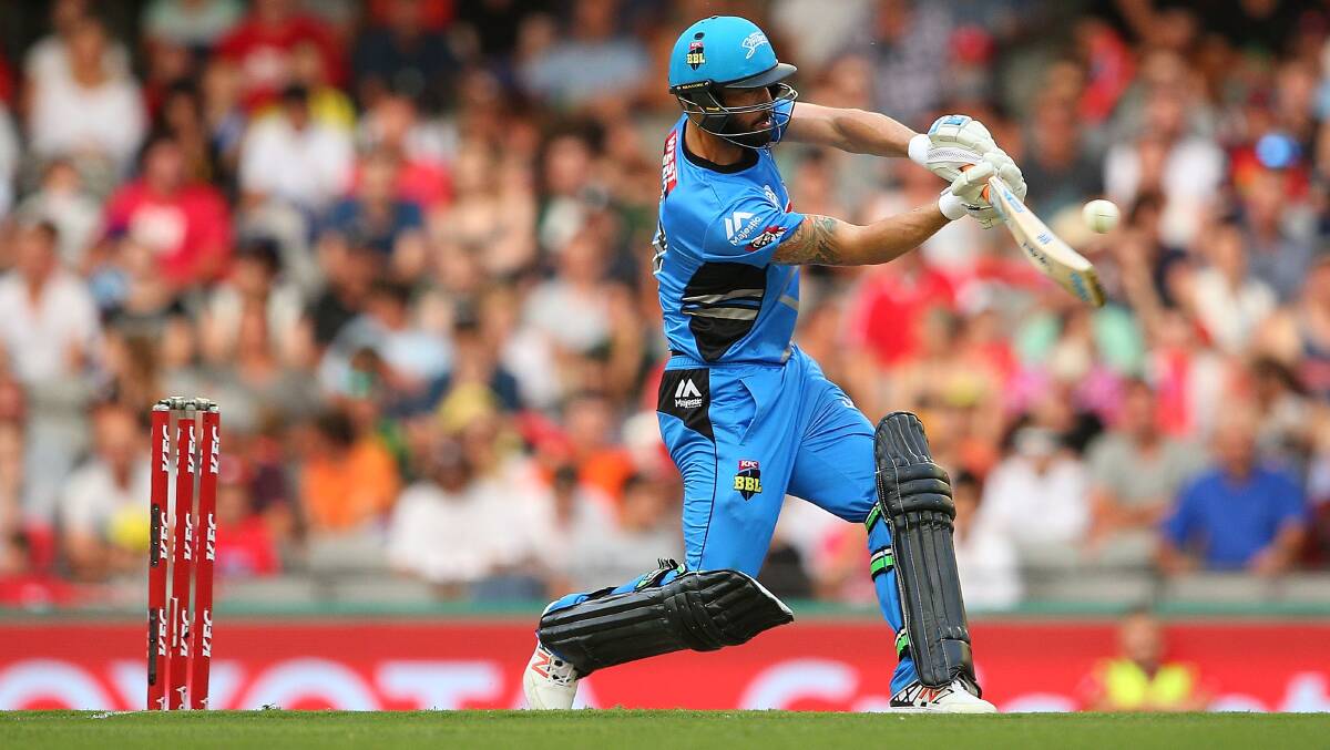 BOOM: Current Big Bash League (BBL) player Jono Dean, who is contracted to the Adelaide Strikers, will take on the Outlaws this weekend. Photo: CONTRIBUTED