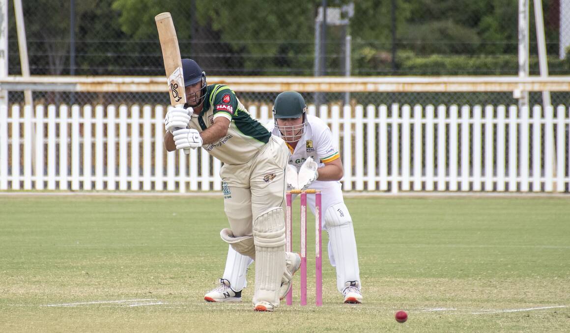 ON THE WAY: Brock Larance flicks one through mid-wicket during his big century for CYMS on Saturday. Picture: Belinda Soole