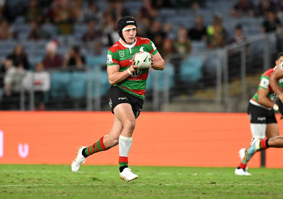 Parkes junior Ben Lovett got through plenty of work during his 20 minutes on the field on Saturday. Picture by NRL Photos