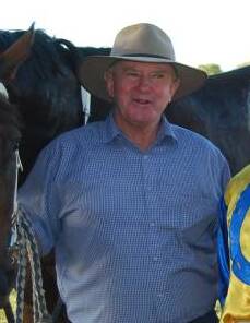 WINNER: Nyngan trainer Rodney Robb enjoyed his trip to Broken Hill.