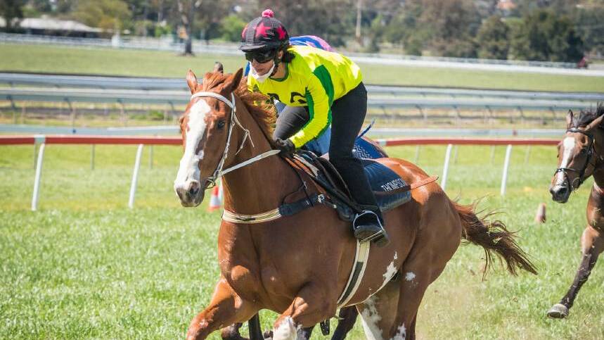 TRIBUTES: Marina Morel, pictured riding Extra Flash last year, has been remembered as a "beautiful soul". Picture: Muswellbrook Race Club Facebook