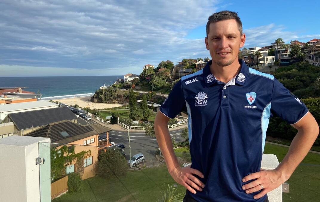 HE'S BACK: Chris Tremain now calls NSW home again after being rejoining the Blues for the 2020/21 season. Photo: CRICKET NSW