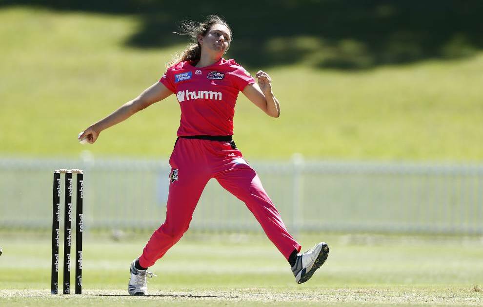 PATHWAY: Emma Hughes has gone from the state's west to playing in the Women's Big Bash League. Photo: GETTY IMAGES via SYDNEY SIXERS
