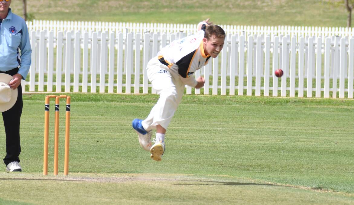 ALL-ROUND EFFORT: Ben Patterson has starred with both bat and ball for Newtown so far this season. Photo: AMY McINTYRE