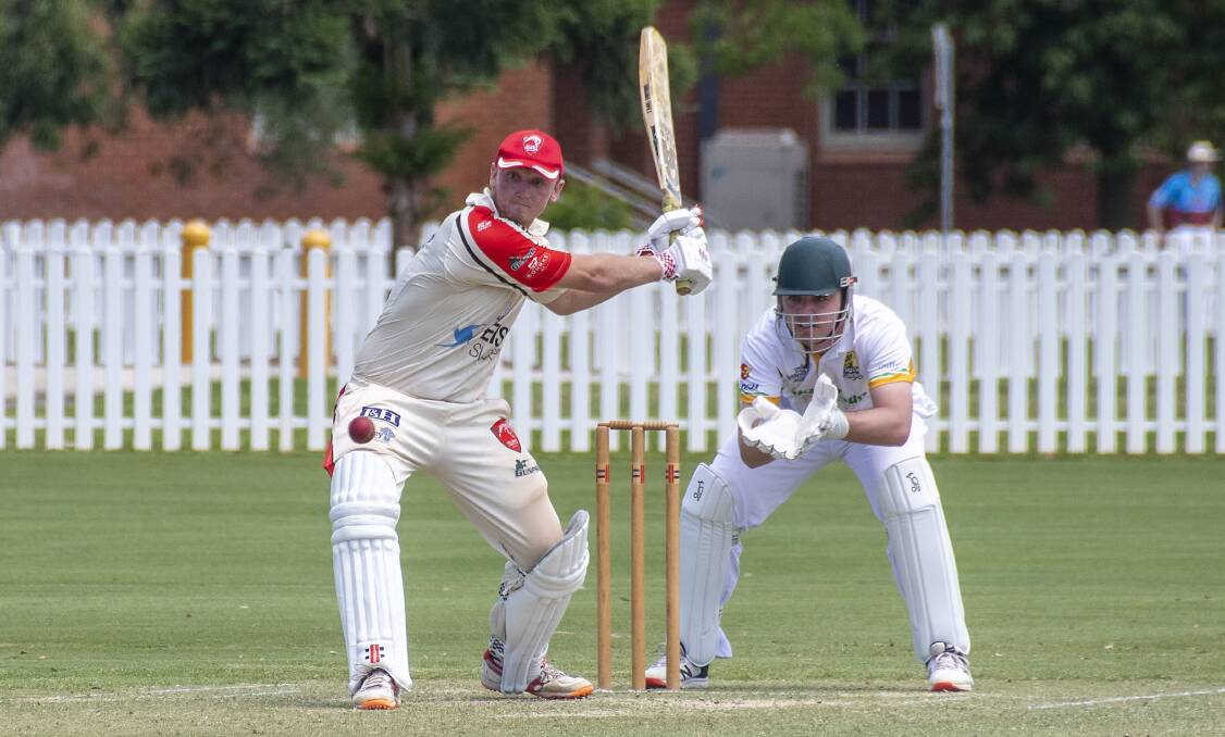 LOAD UP: Charlie Kempston belted the South Dubbo attack during his stunning century on Saturday. Picture: Belinda Soole