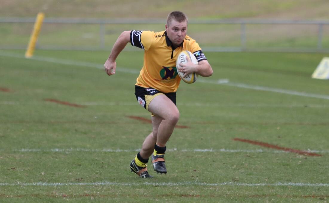 Matt Neill has been back making a real impact for the Dubbo Rhinos this year after being forced to take last season off due to a neck injury. Picture: Dubbo Rhinos