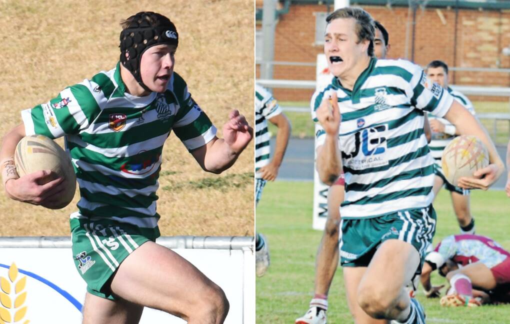 STARTING POINT: Matt Burton (left) and Isaah Yeo during their time at Dubbo CYMS as teenagers. Photos: FILE 