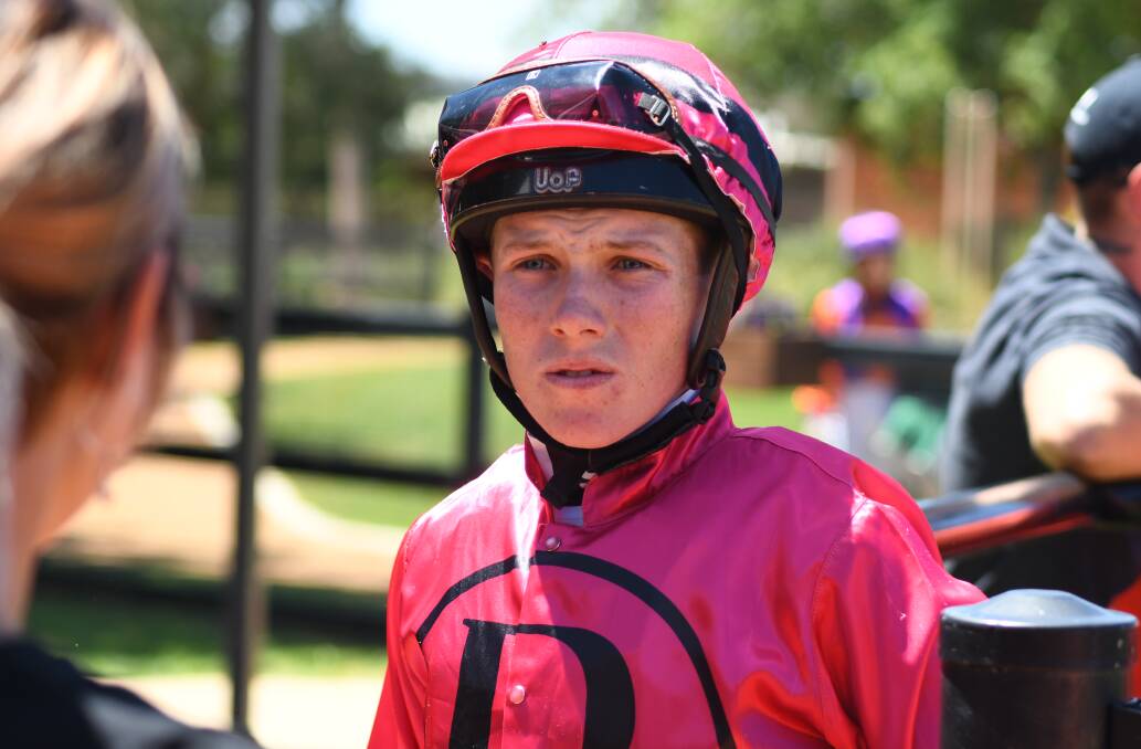 IN THE SADDLE: Jackson Searle rode majority to victory for Brett Robb at Mudgee on Sunday. Picture: Amy McIntyre