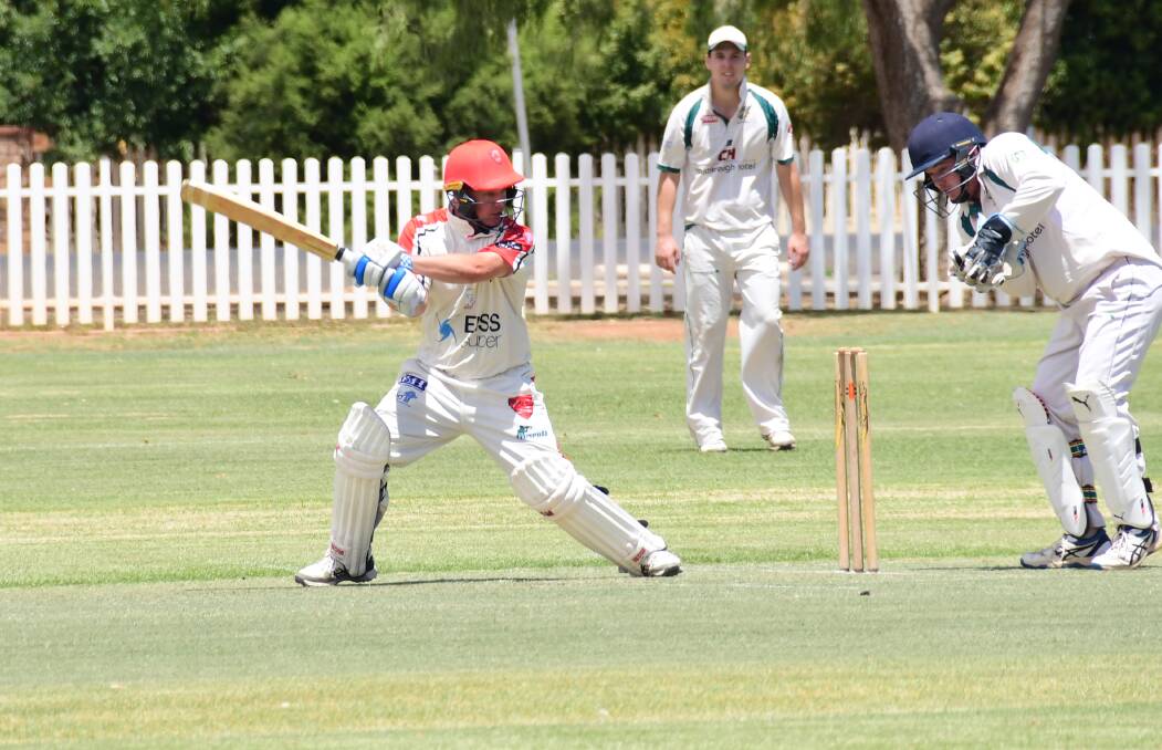 STEPPING UP: Nathan Jones and RSL-Colts made ground on the top two when downing CYMS on Saturday. Photo: AMY McINTYRE