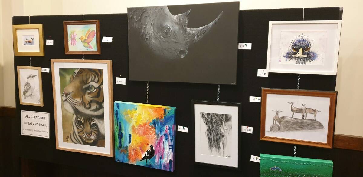 Pictured are wonderful artworks from a previous Art Competition and Sale at the Bathurst RSL.