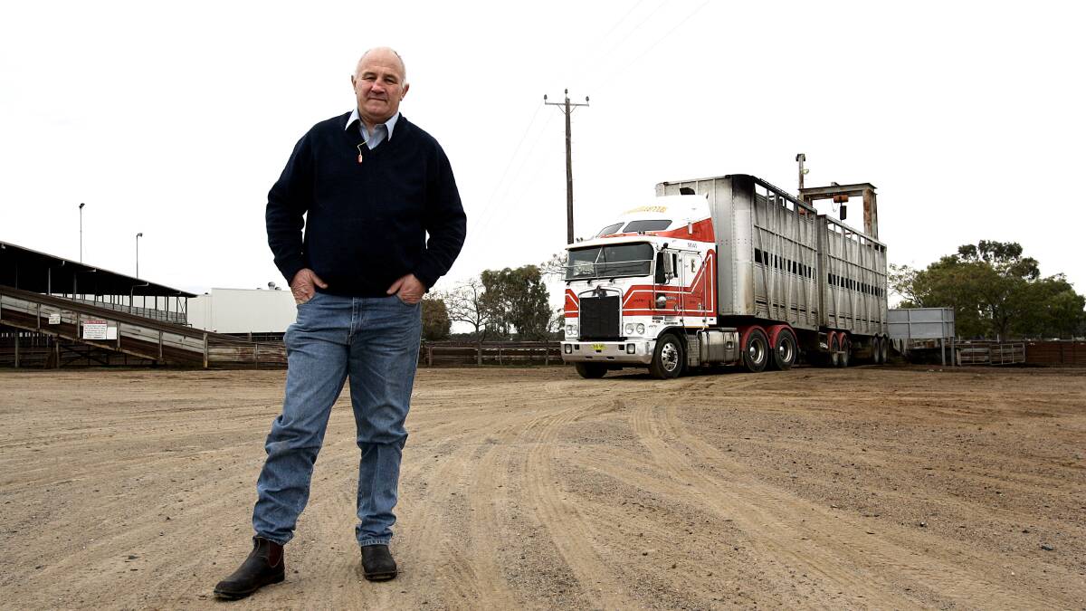 Roger Fletcher at his Dubbo abattoir and wool processing plant in 2014. Picture: Rob Homer