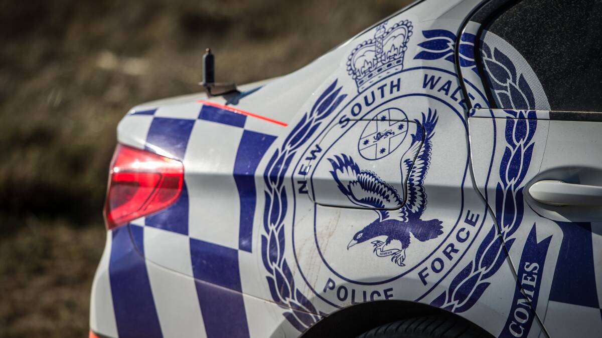 NSW Police highway patrol car. Picture by Karleen Minney
