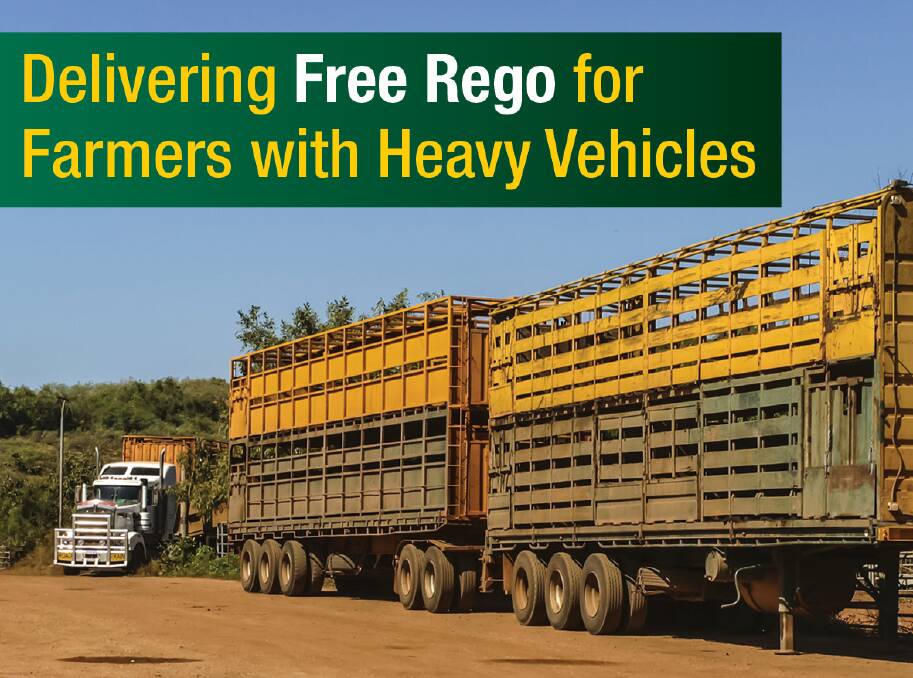 Cash back for farmers with heavy vehicles in the region