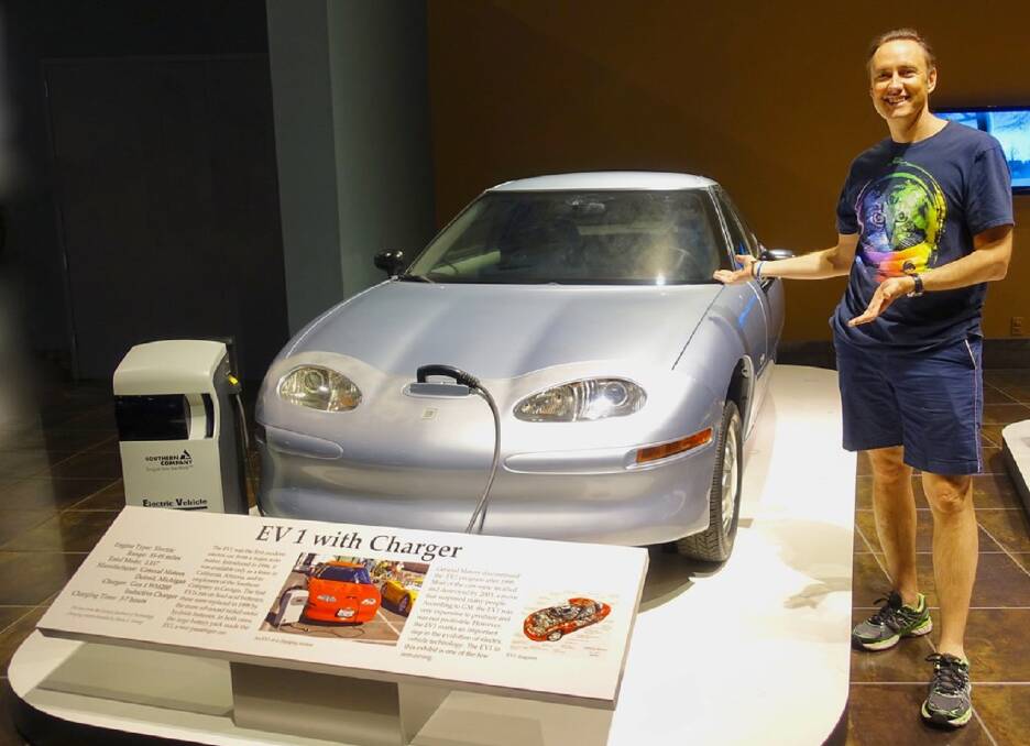 The very first type of electric car made in the 1990s by GM for the California market. 