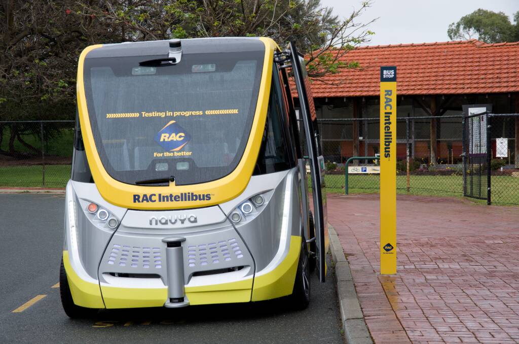 IN TESTING: Navya Autonomous bus trail in South Perth, Western Australia.