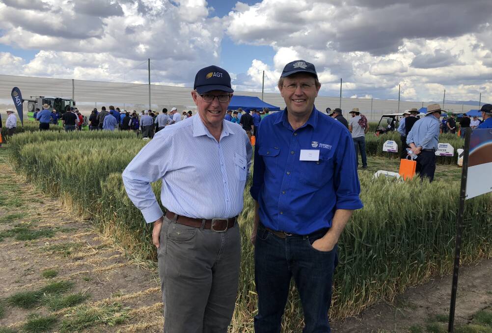 Mark Coulton with Guy Roth, one of the mentors who will be taking part in the Future Drought Fund Drought Resilience Leaders mentoring program.