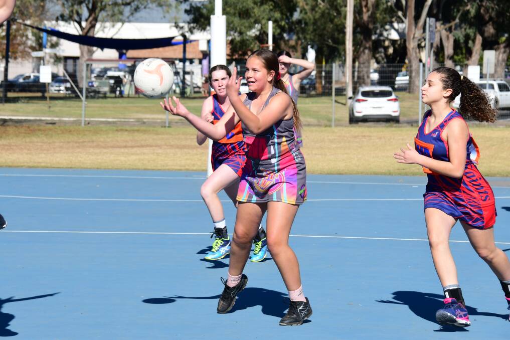 The action was thick and fast at Dubbo's Nita McGrath Netball Courts at the weekend with teams from Dubbo as well as surrounding areas like Narromine competing.