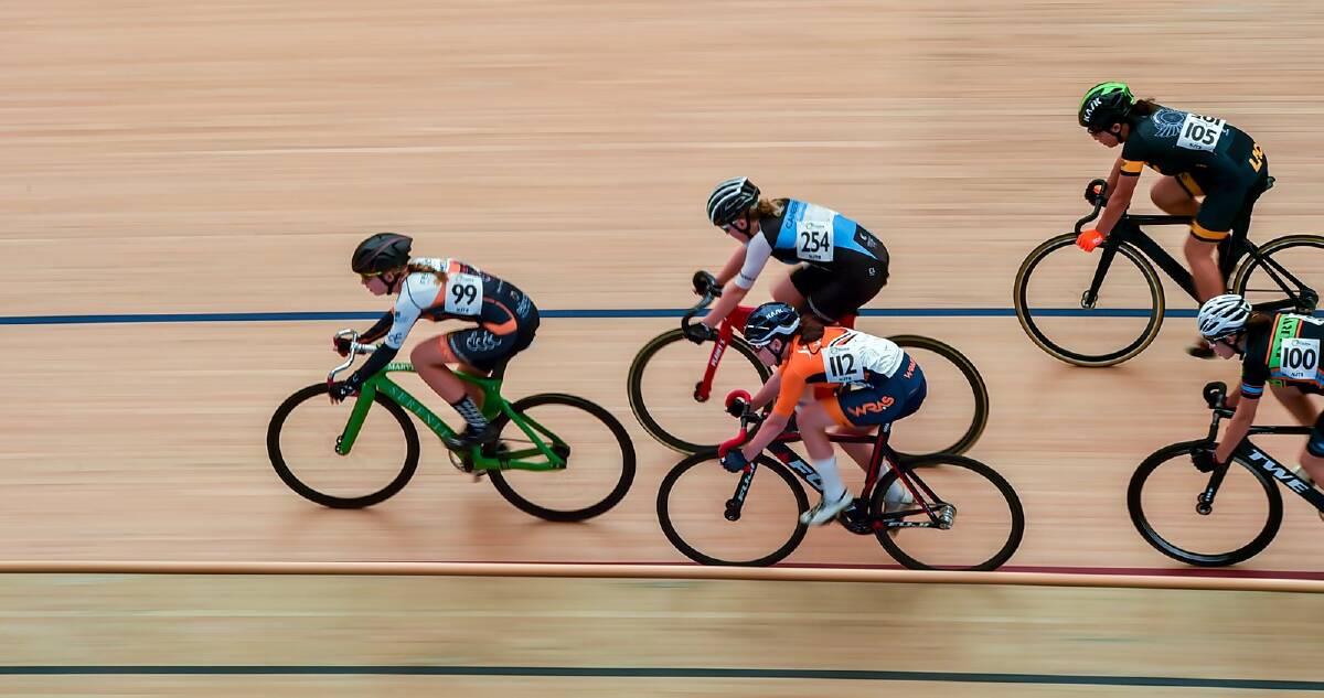 FAST-FINISHING: Isobel Russel racing in NJTS at Brisbane. Photo: CONTRIBUTED