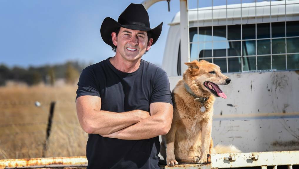 BUSK ABOUT: Tamworth Country Music Festival ambassador Lee Kernaghan reminds aspiring artists to hit the streets. Photo: Peter Hardin