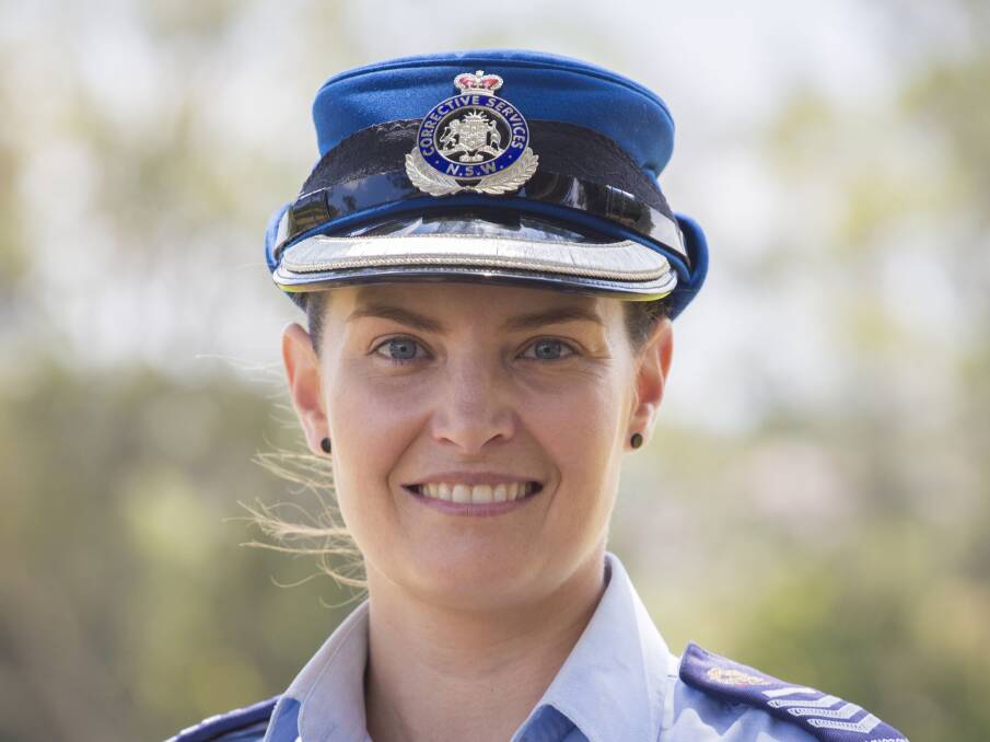 Big honour: Emma Smith was the recipient of an Australian Corrections Medal in the Queens Birthday Honours. Photo: Corrective Services NSW