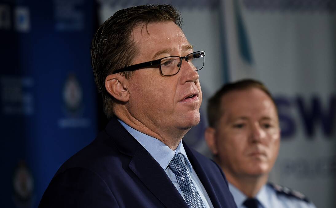 'Missed the mark': Police Minister Troy Grant said Phil Donato's criticism showed "utter disrespect" for Commissioner Mick Fuller and others involved in the police re-engineering.