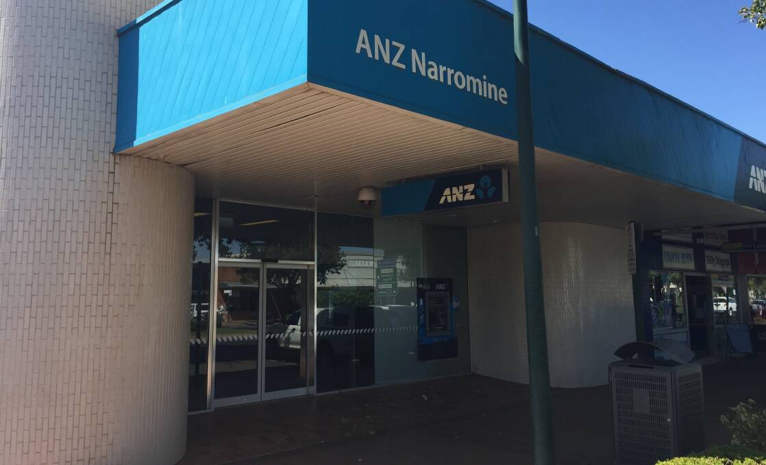 Leaving town: Narromine's ANZ branch will close its doors for the last time on May 23 in a move the bank has blamed on changing habits of customers.