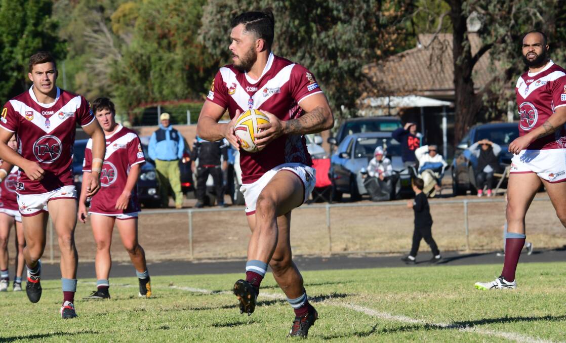 Dangerous pair: Wellington Cowboys coach Aidan Ryan is excited about the combination of Justin Toomey-White (pictured) and Nathan Merritt in 2018. Photo: AMY McINTYRE