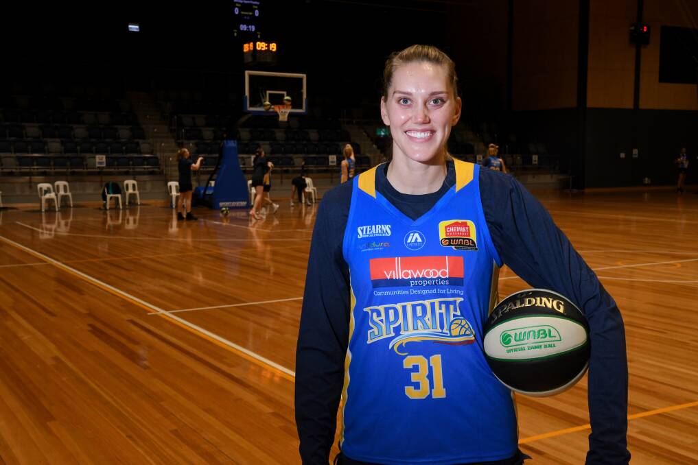 Bendigo Spirit newcomer Jennie Rintala plans to make the most of her first full-time shot in the Women's National Basketball League. Picture: NONI HYETT