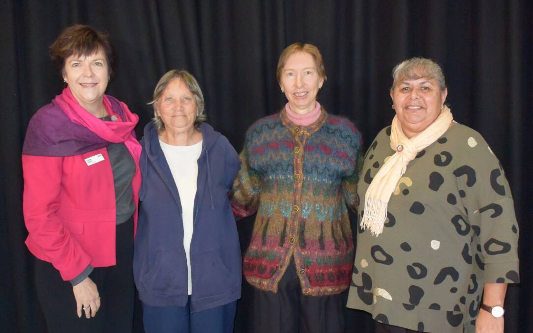Uniting executive director Tracey Burton, local elder Aunty Margaret Walker, Dubbo Uniting Church lay minister Carolyn Sharp and Uniting head of western NSW region Pam Wells at the launch. 