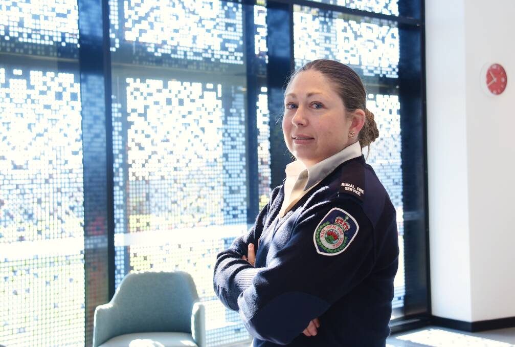 Journey: Corinne Ilievski, who worked in the NSW Rural Fire Service's Orana team for 10 years, is ready for her new role with the organisation. Photo: AMY MCINTYRE