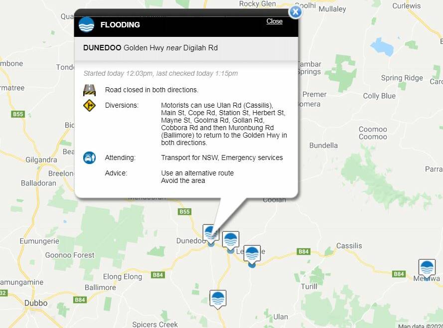 Live Traffic NSW map