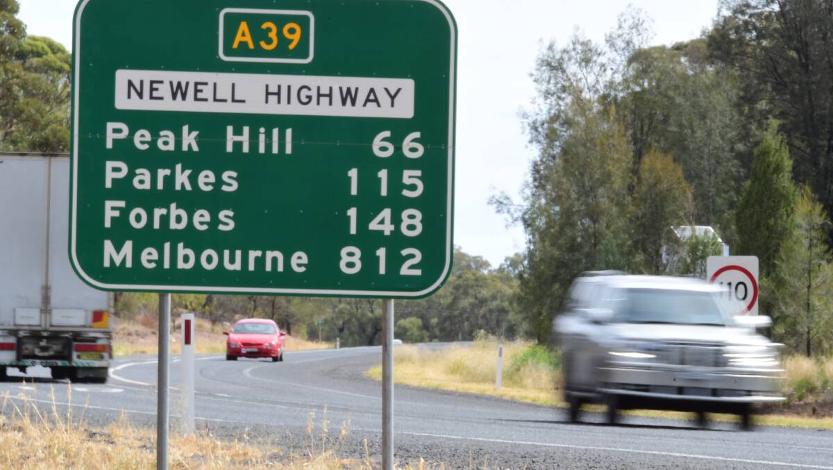 Dubbo is on a main highway link between Victoria, NSW and Queensland, but the border between NSW and Victoria is set to close from midnight on Tuesday. File photo.